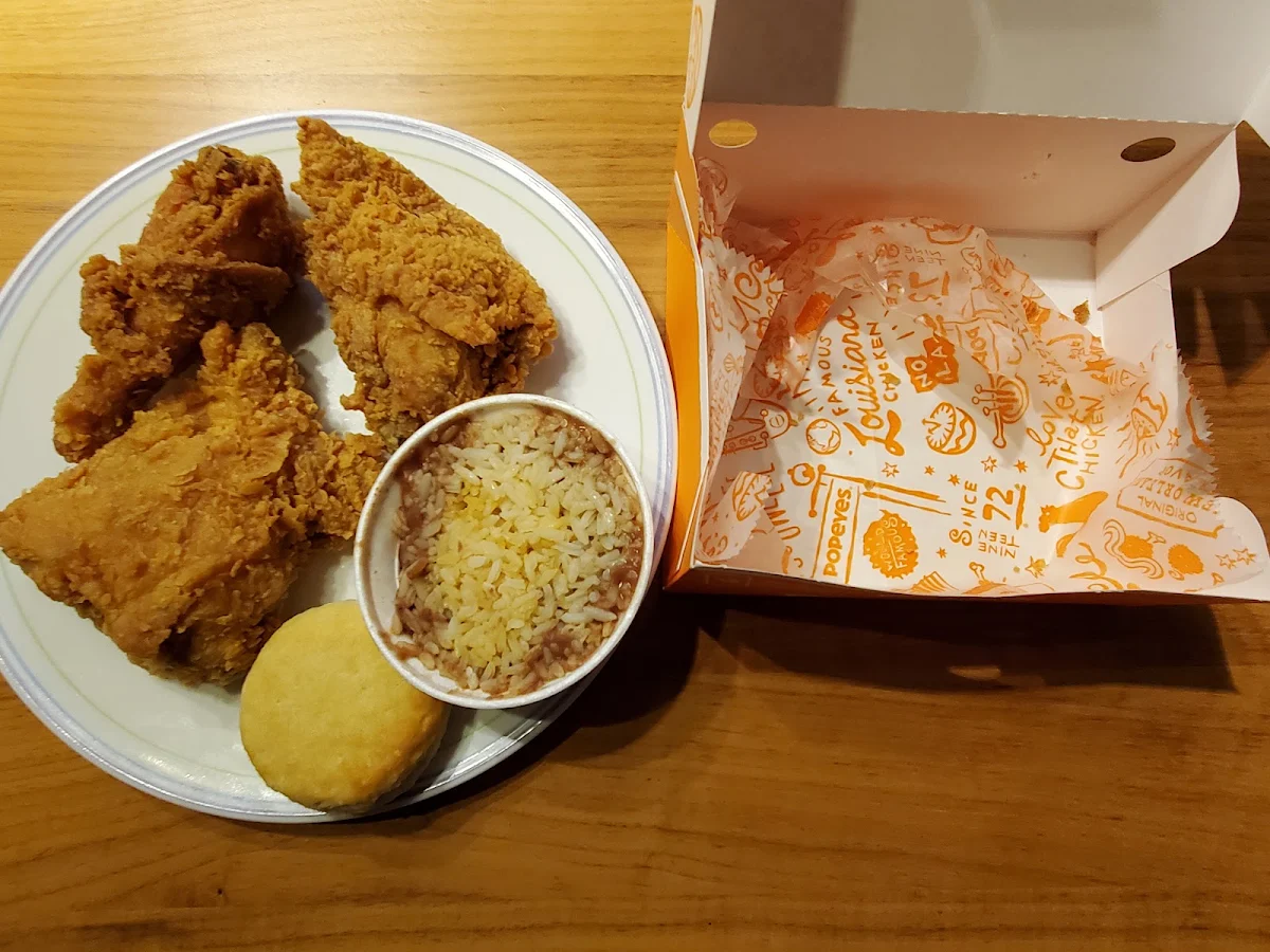 3 Piece Chicken, Popeyes Louisiana Kitchen