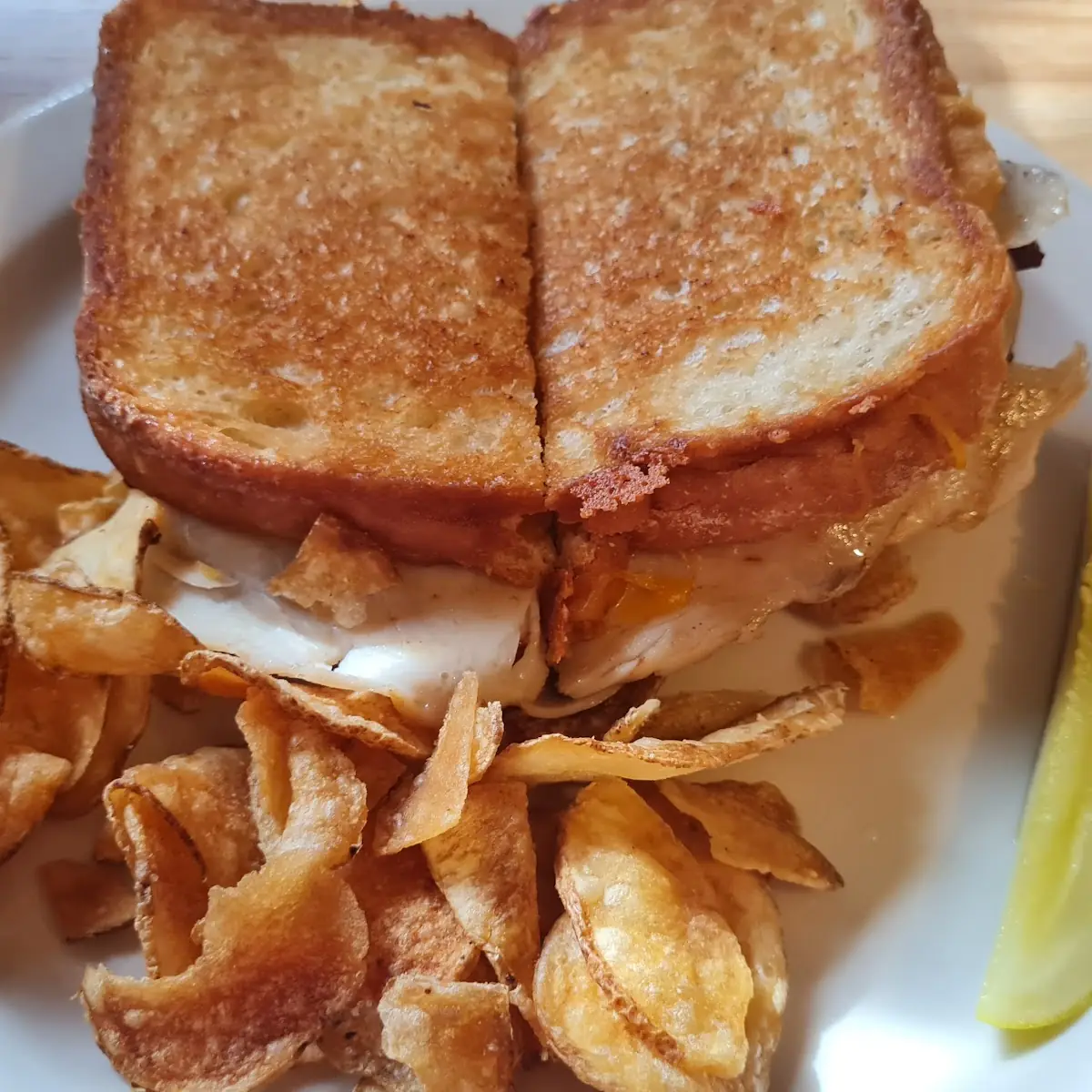 Turkey Bacon Cheddar Melt Sandwich