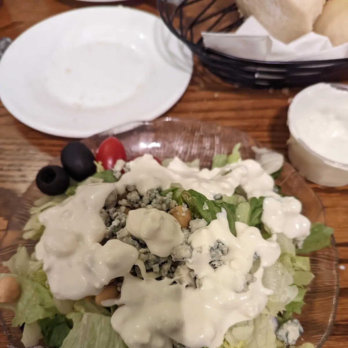 House Salad with Bleu Cheese