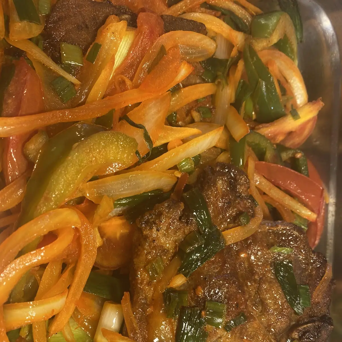 Bistec Encebollado Steak with Onions