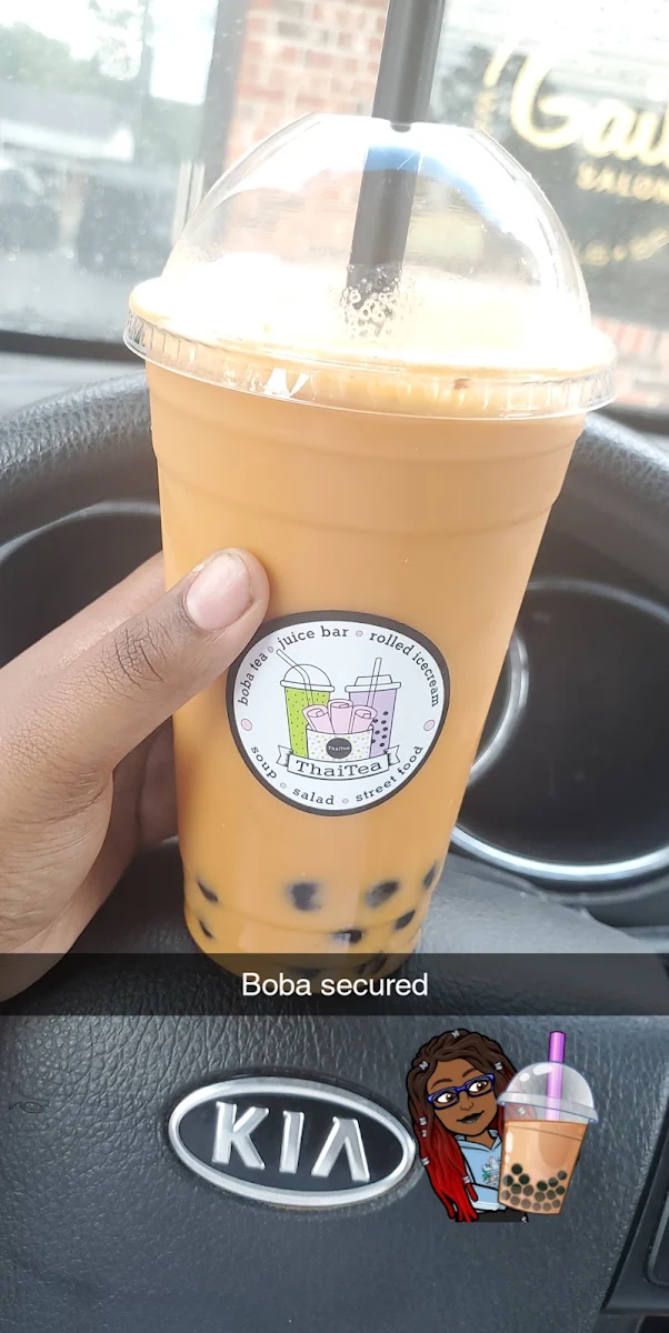 Thai Milk Tea with Tapioca Pearls