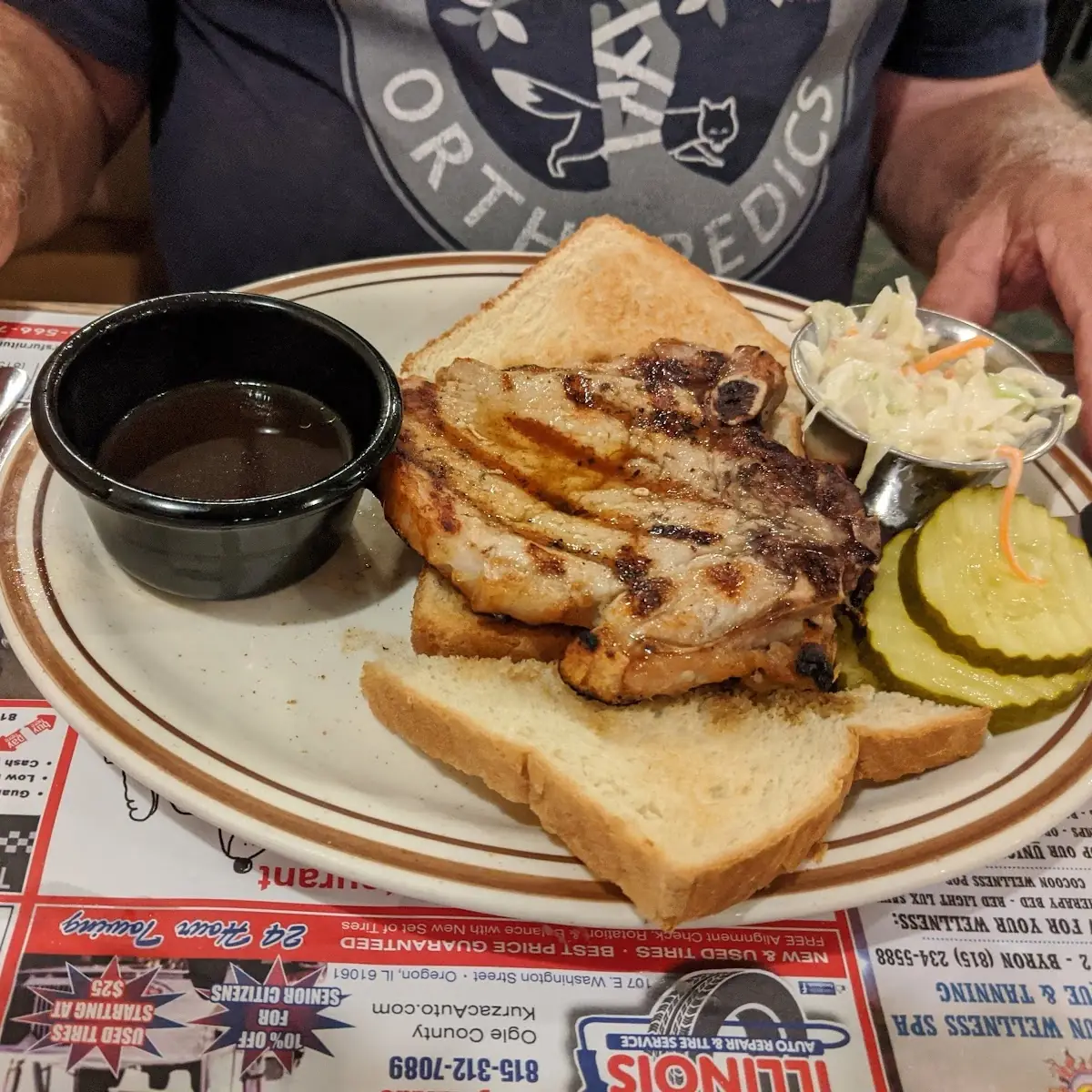 Pork Chop Sandwich