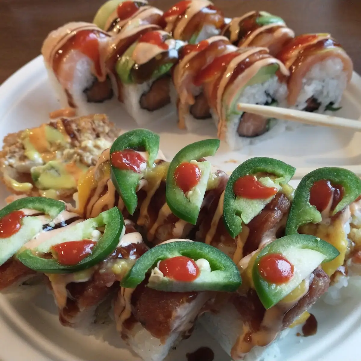 Sunshine Roll on Top and Hurricane Roll on Top