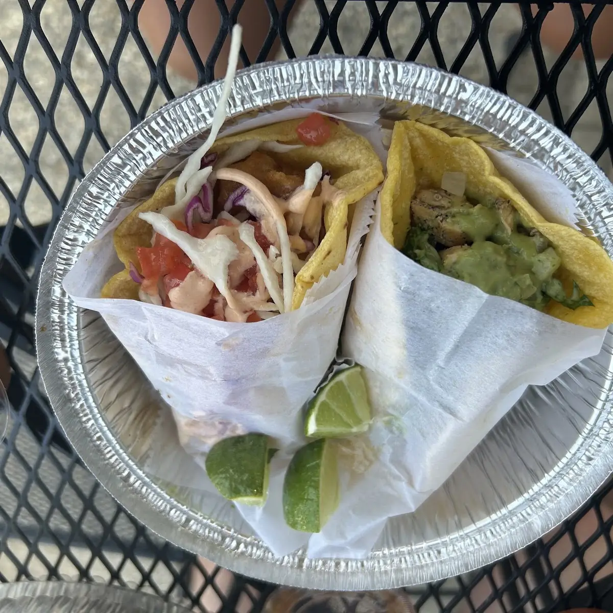 Chicken Taco and Fish Taco