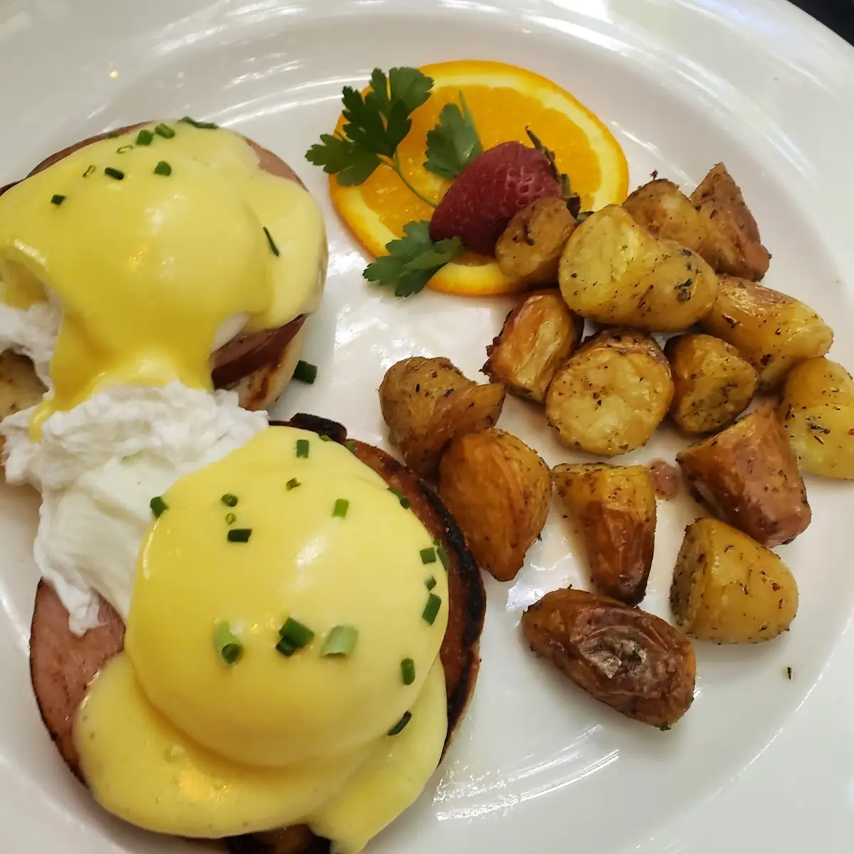 Eggs Benedict with Fingerling Potatoes