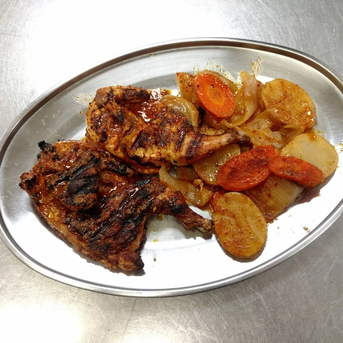 Cornish Hen with Veggies