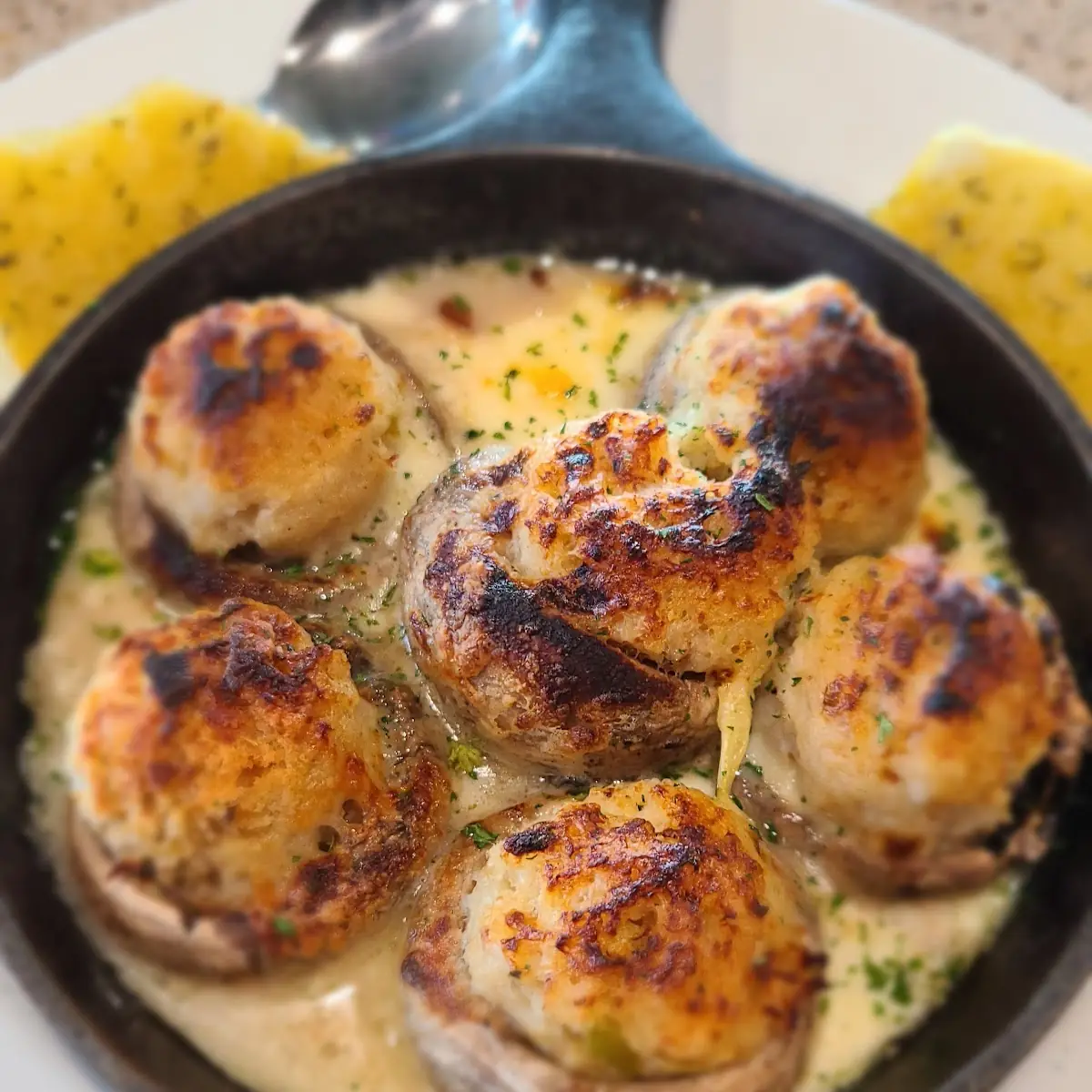 Crab Stuffed Mushrooms