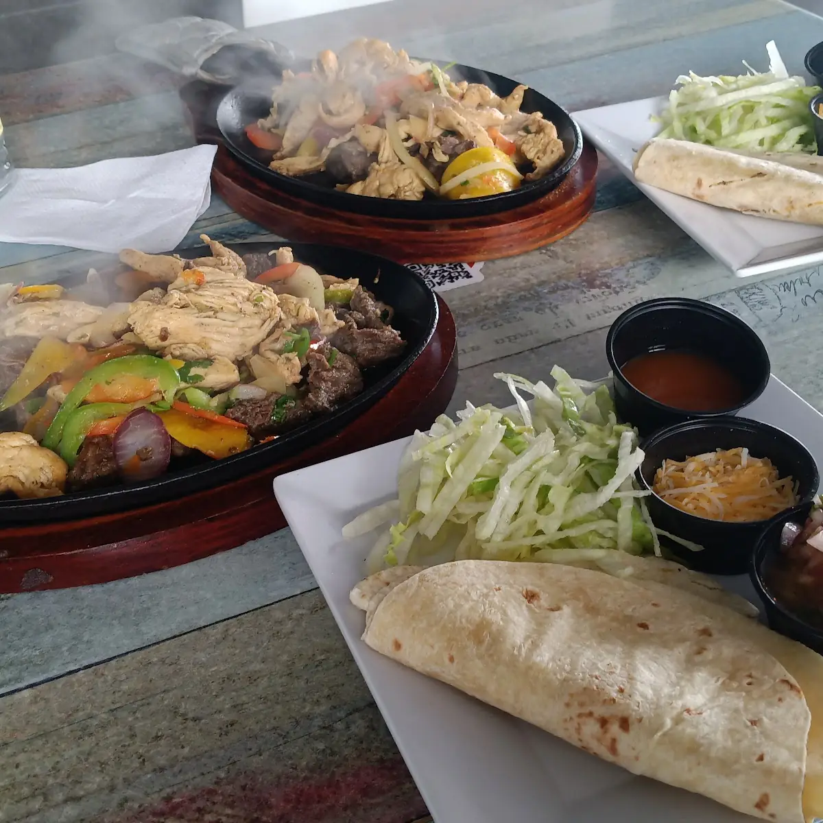 Fajitas Mixtas Churrasco Y Pollo