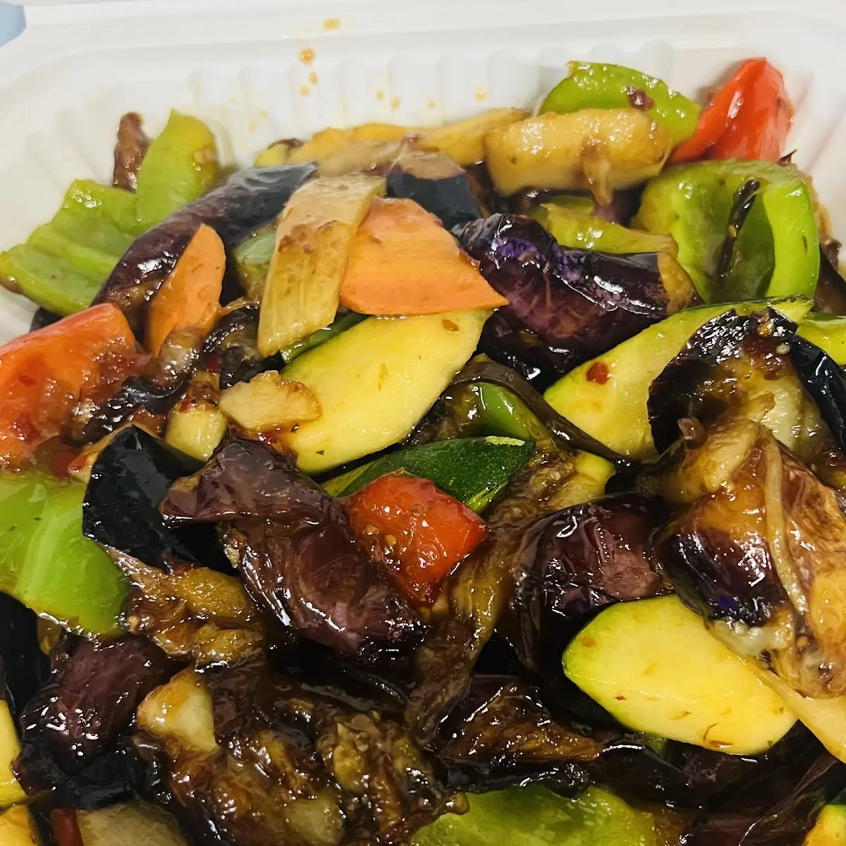 Braised Eggplant in Garlic Sauce