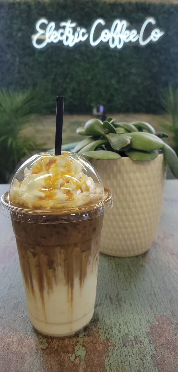 Iced Salted Caramel Latte