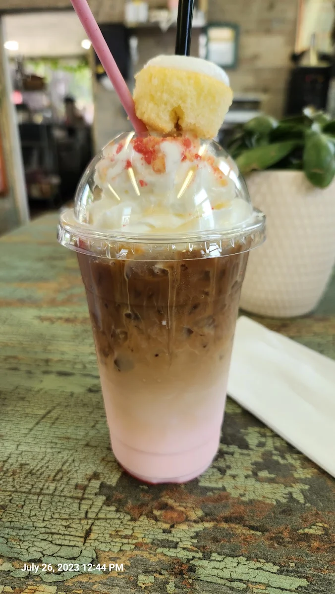 Strawberry Shortcake Iced Coffee