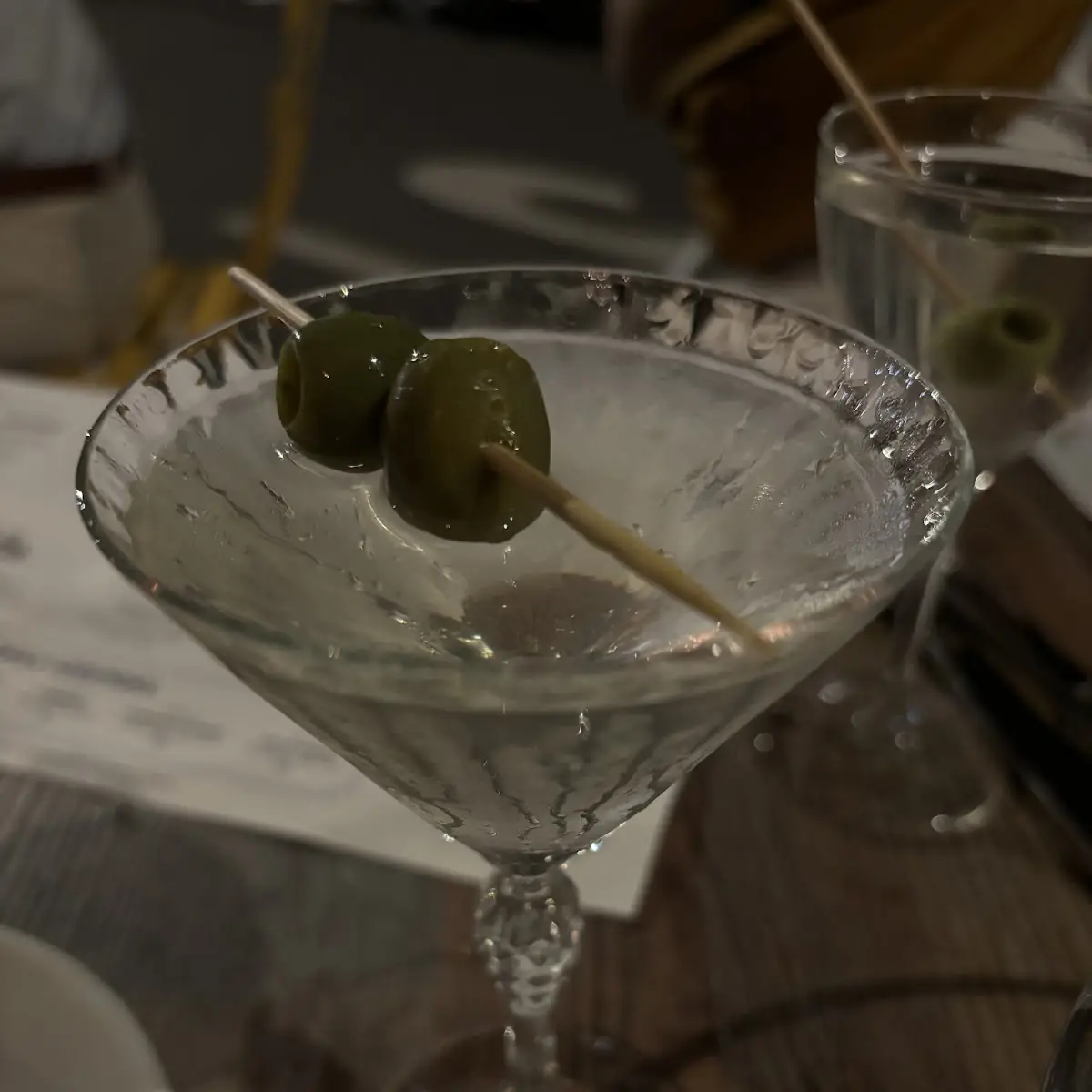 Dirty Gin Martini