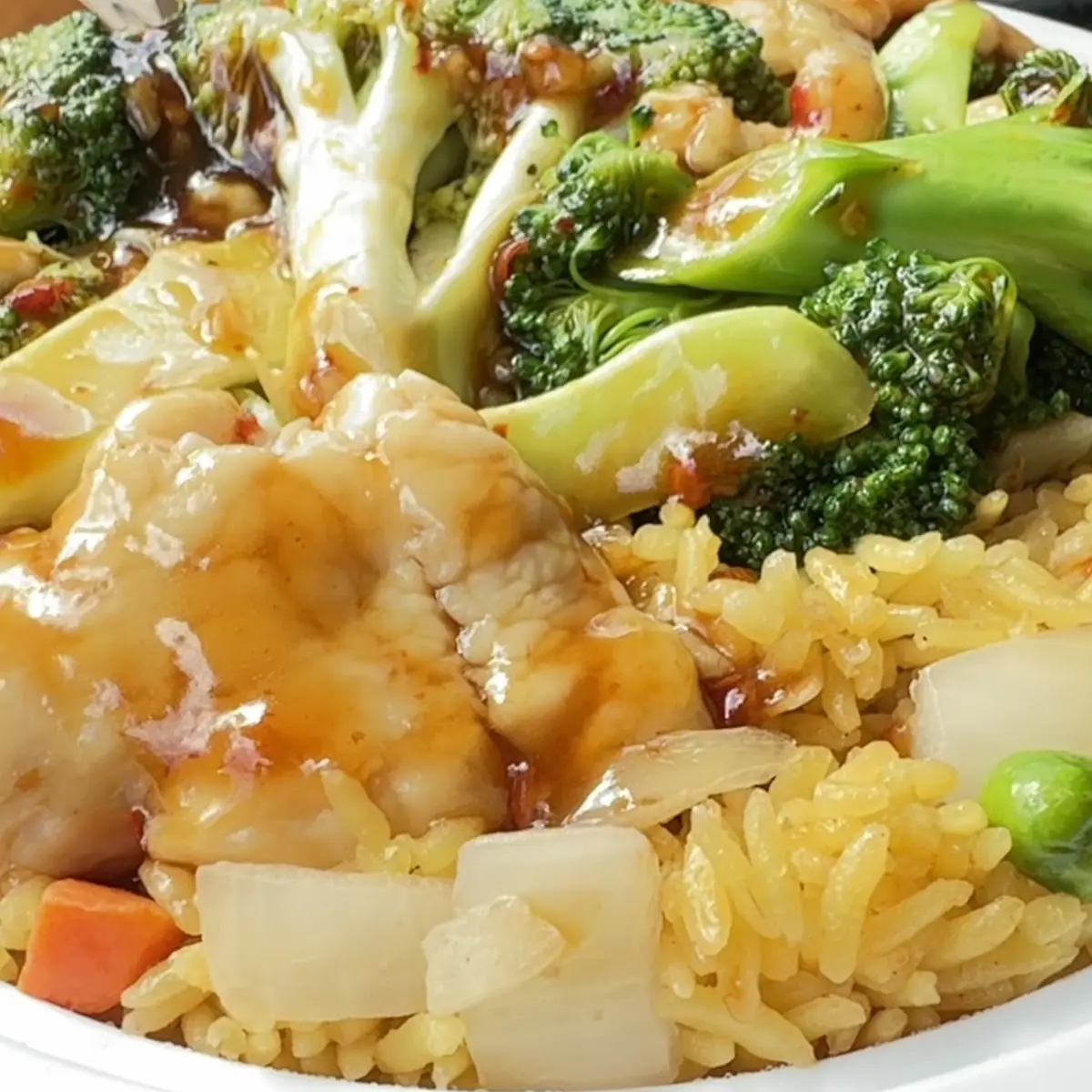 Shrimp or Chicken w Mixed Veg