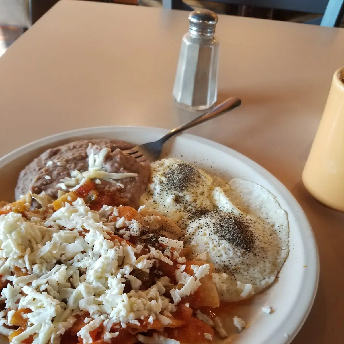 Red Chilaquiles Mexicanos