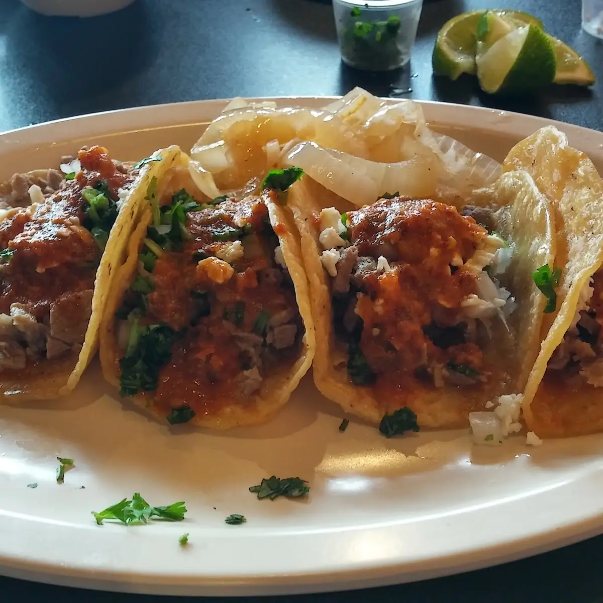 Tacos De Bistec Ranchero