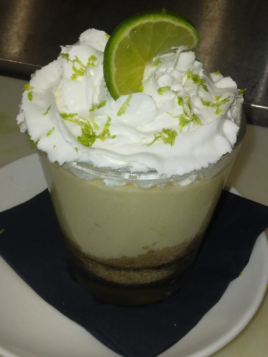 Rocks Glass Key Lime Pie
