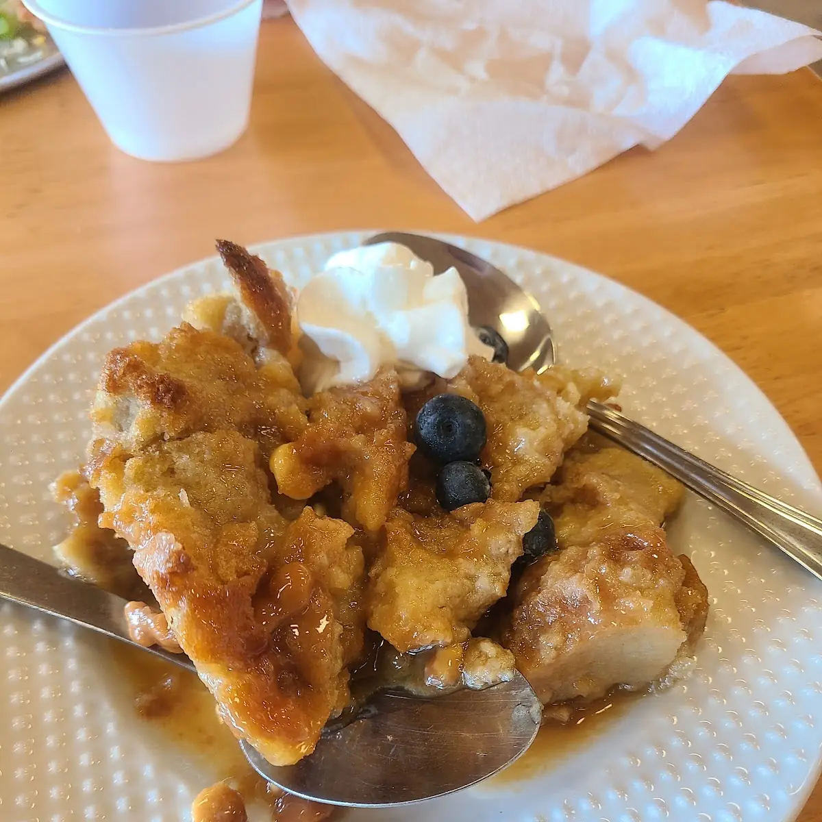 White Chocolate Bread Pudding