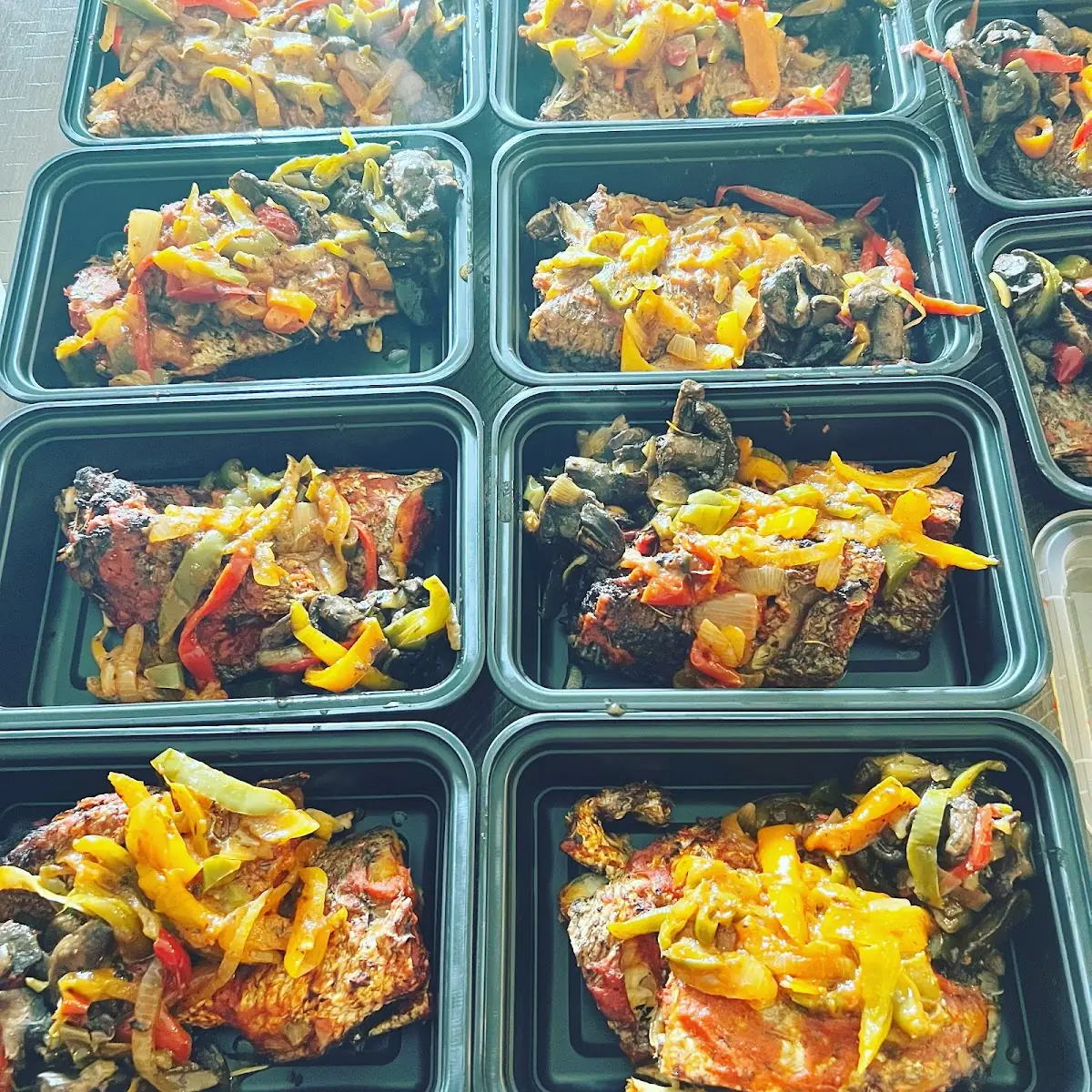 Grilled Tilapia with Veggie