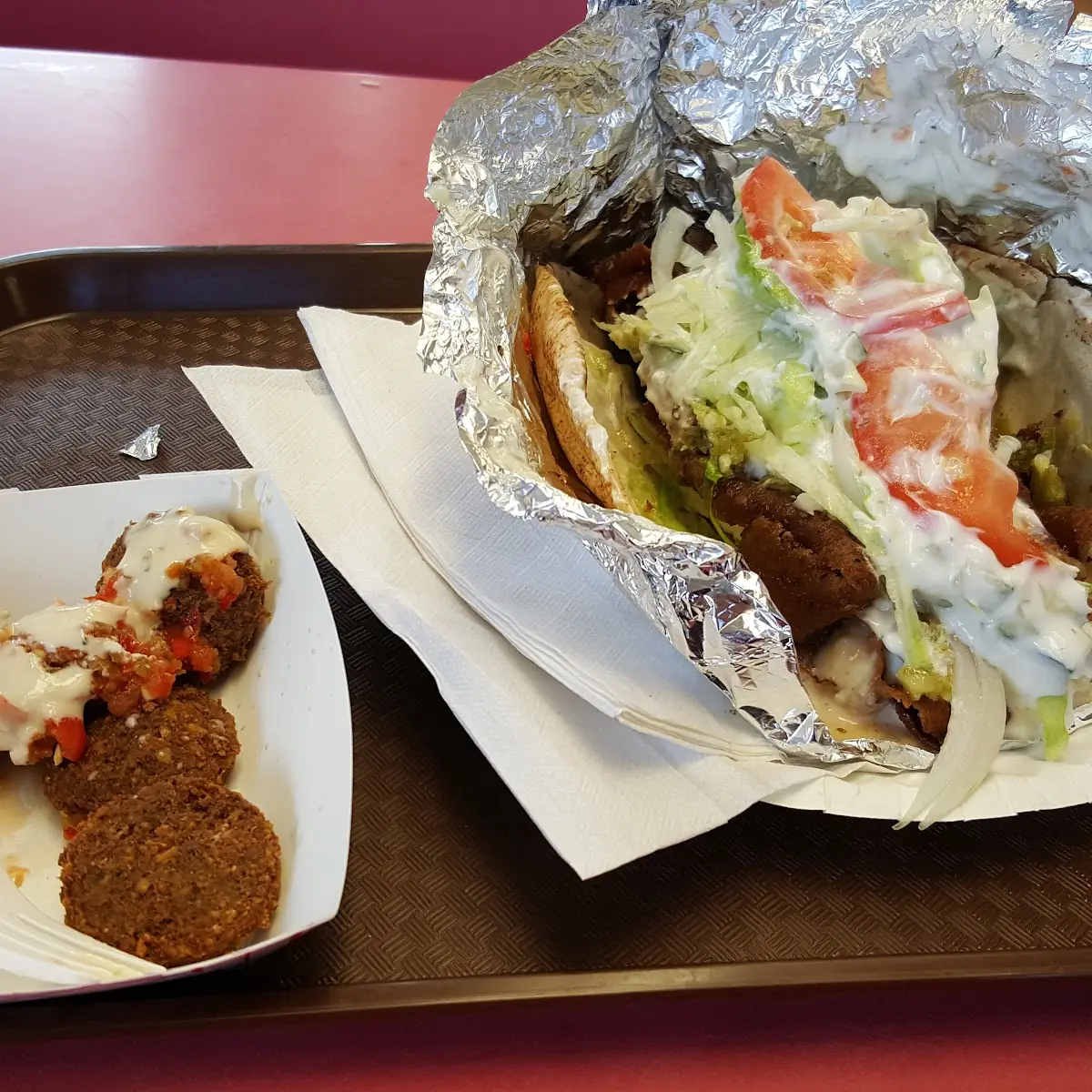 Gyro with Falafel