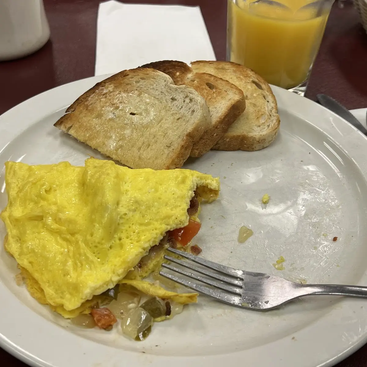 Tomato and Cheese Omelet