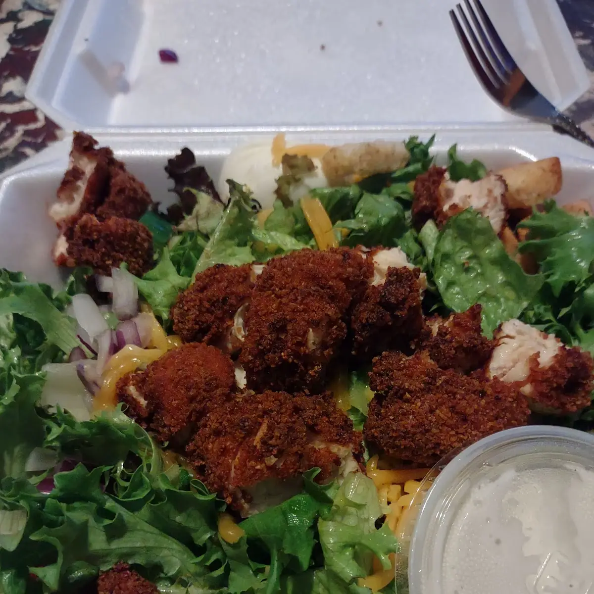 Fried Chicken Salad