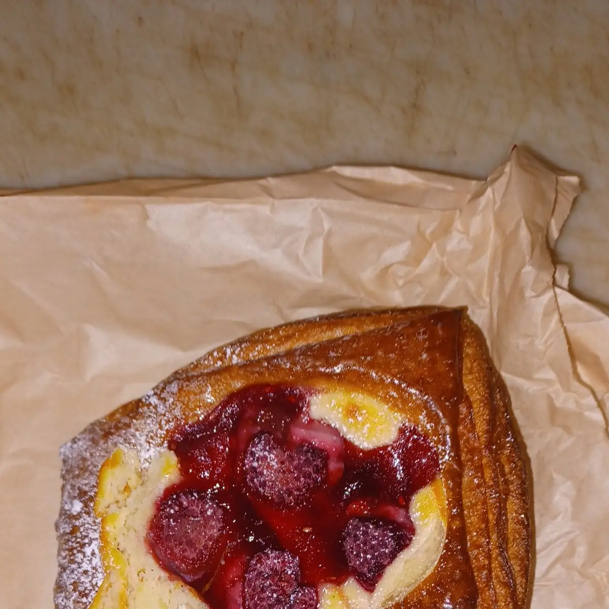 Raspberry Cheesecake Danish