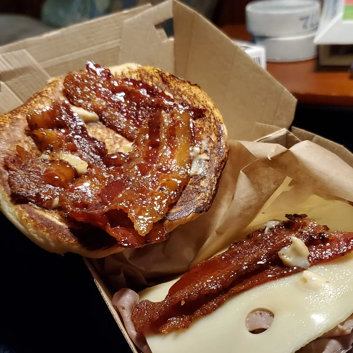 Brown Sugar Bacon Roast Beef Sandwich