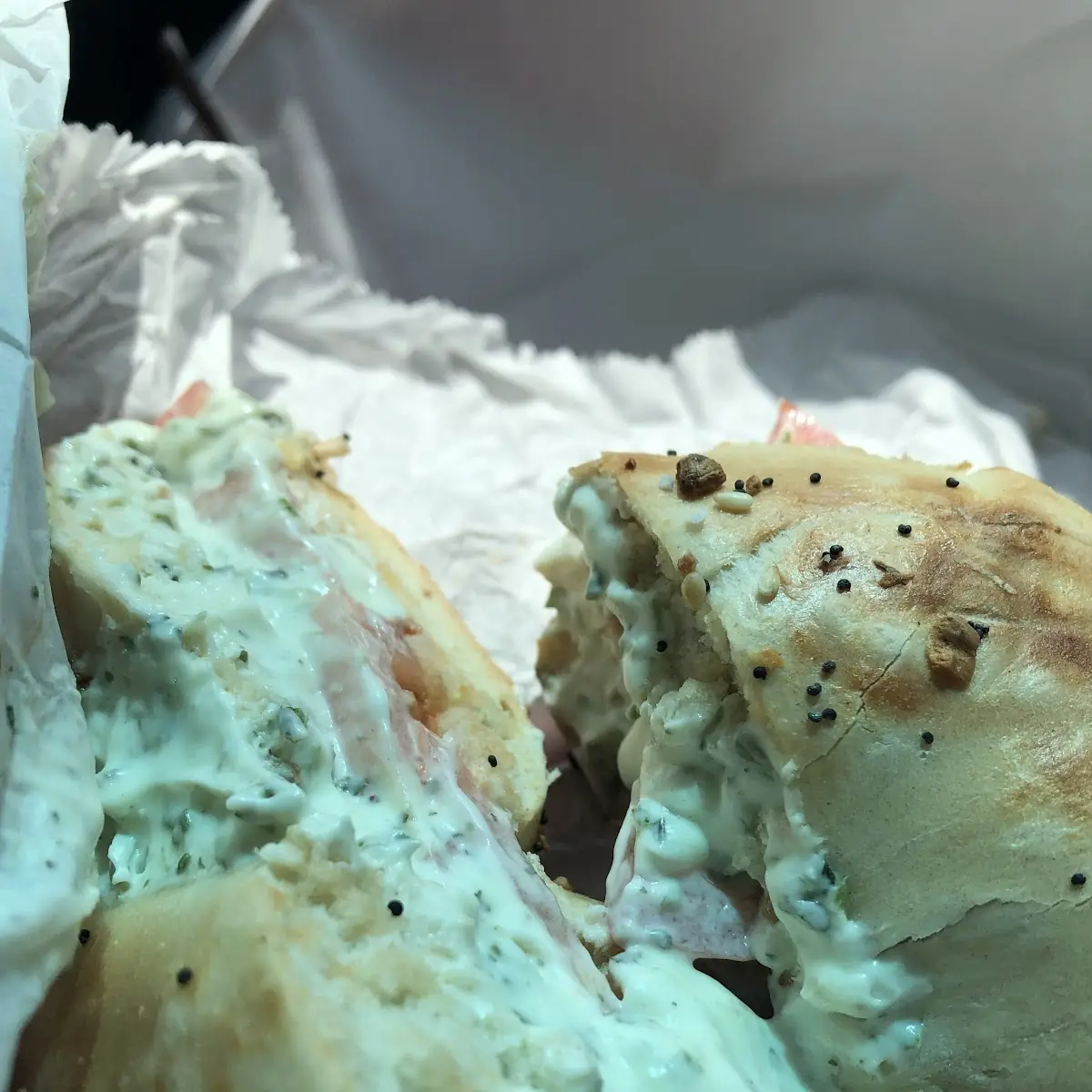 Everything Bagel with Scallion Cream Cheese