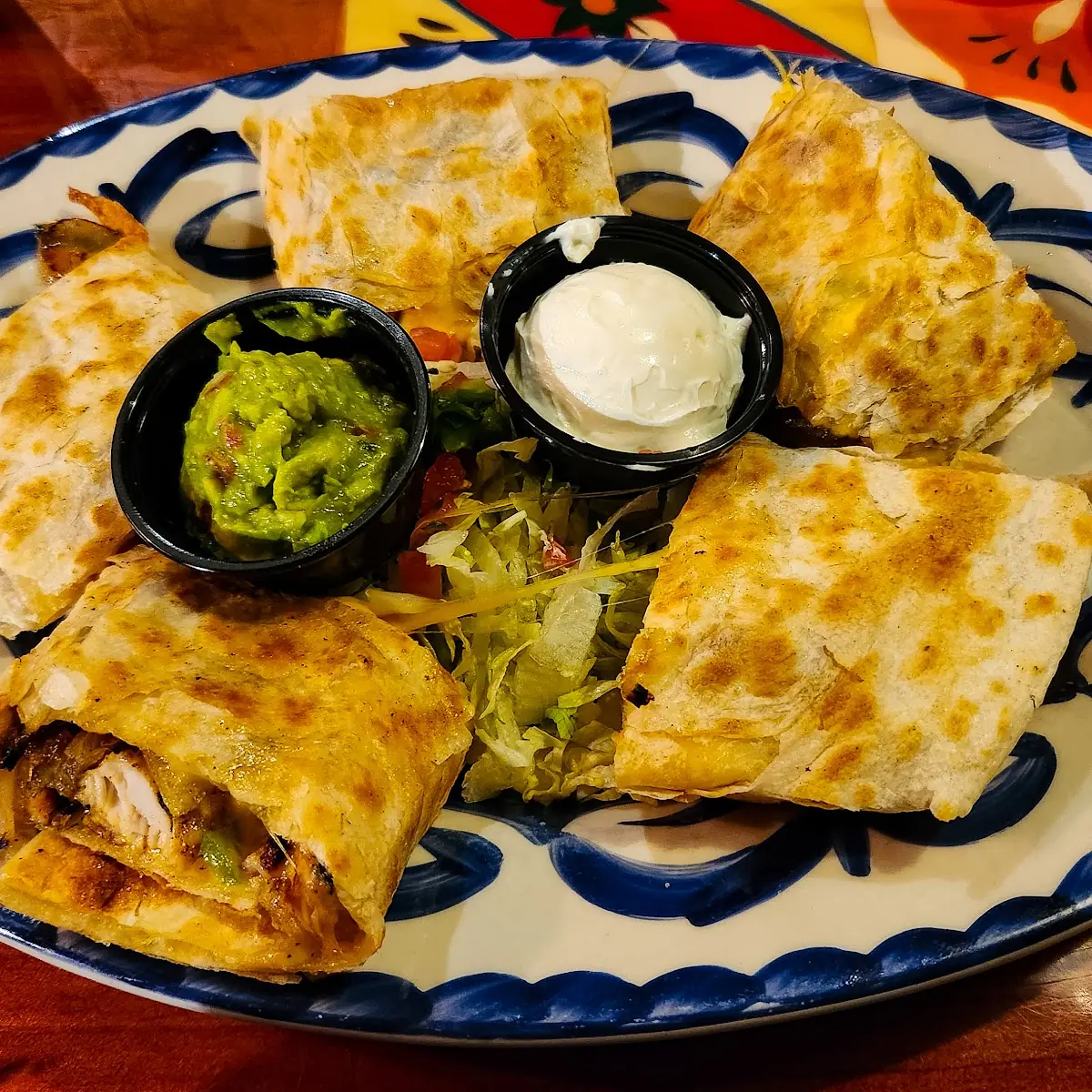 Rolled Quesadilla Grilled Chicken
