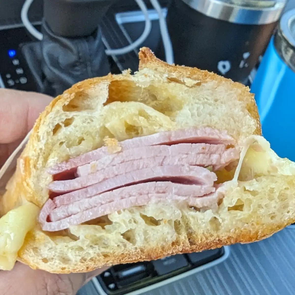 Ham & Cheese Baguette Toasted