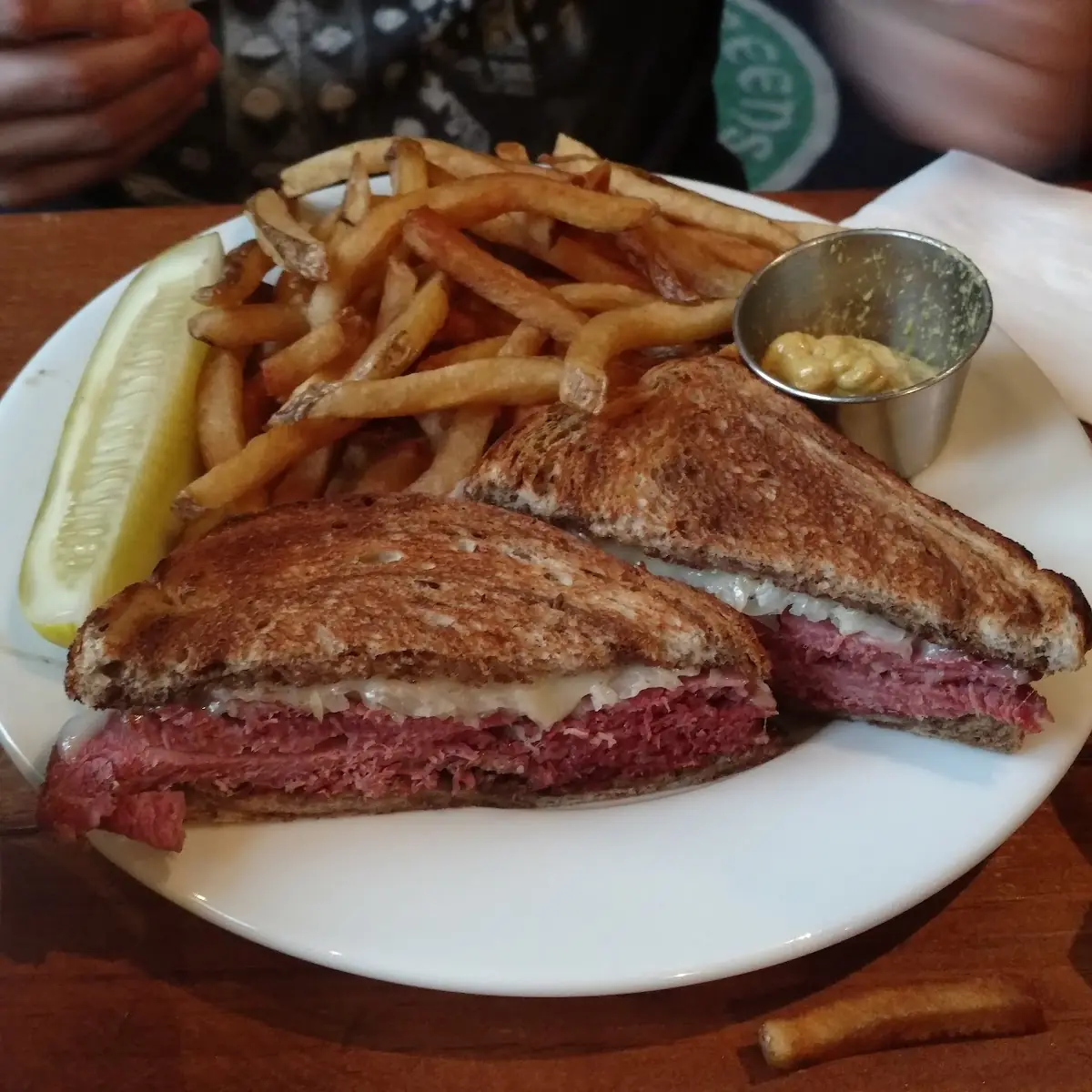 Corned Beef Reuben with Fries
