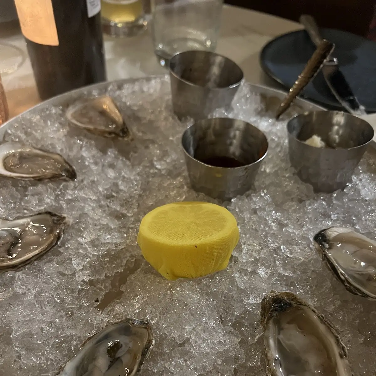 Barstool & Blue Point Oysters