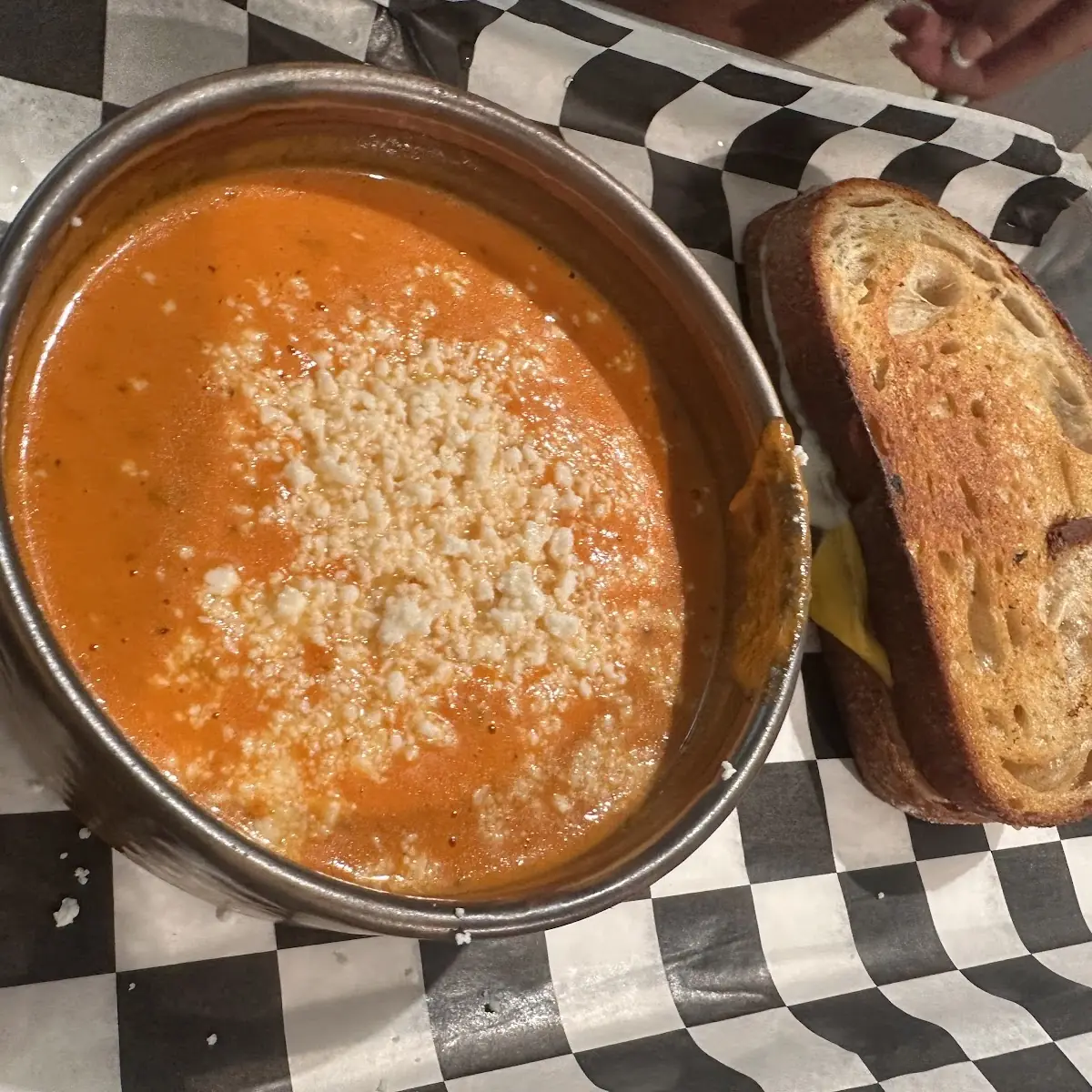 Grilled Cheese and Tomato Soup