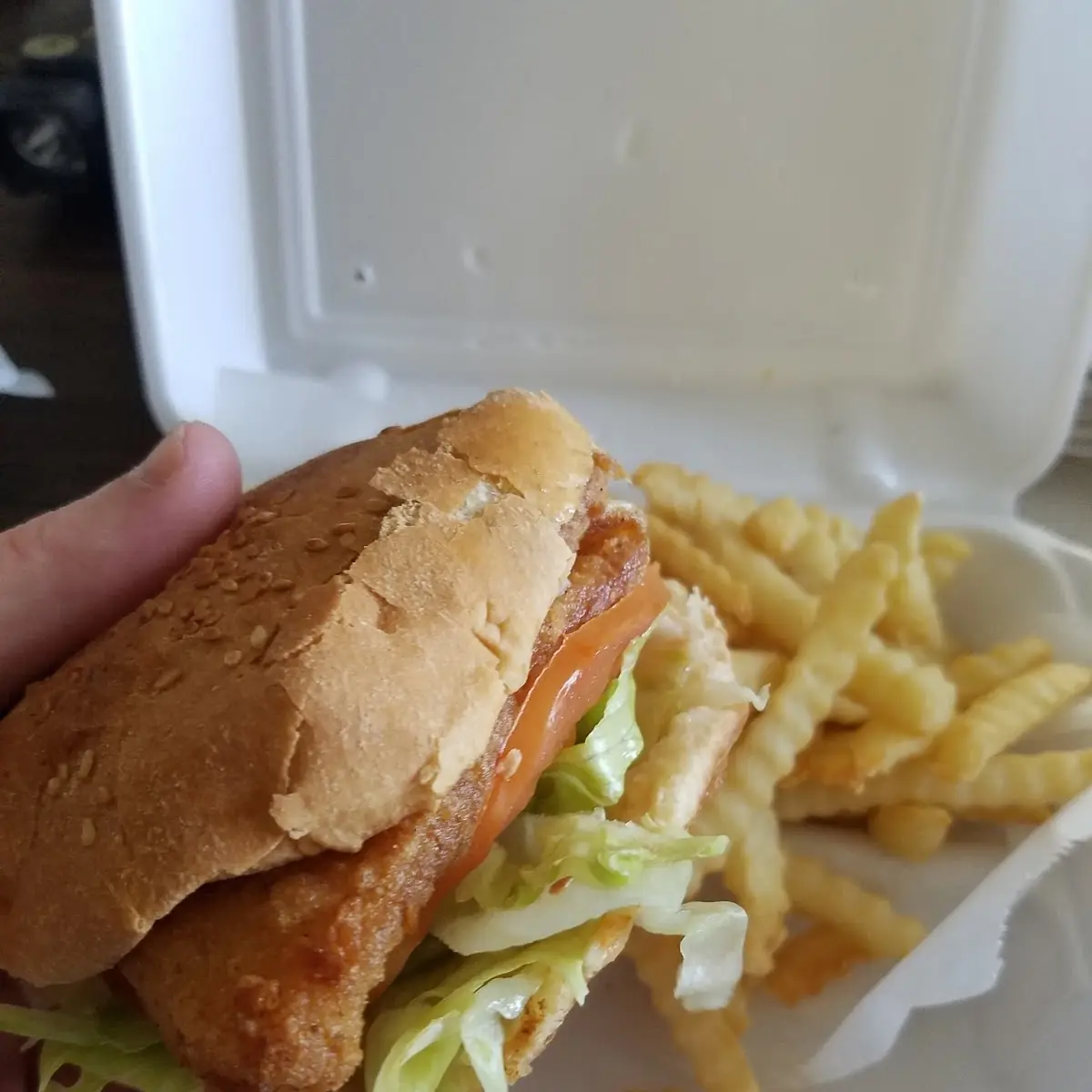 Tilapia Fish Sandwich Combo