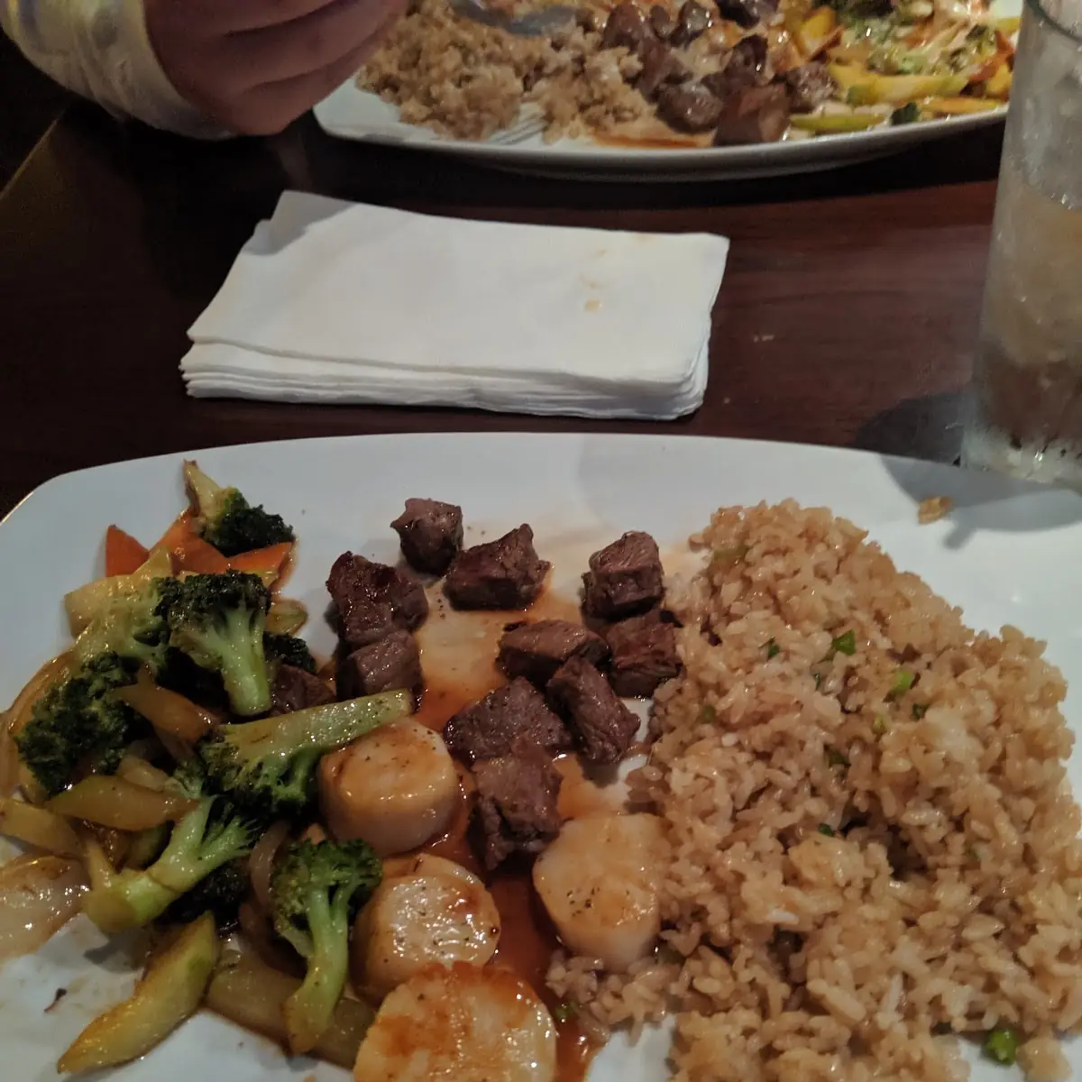 Hibachi Filet Mignon & Shrimp