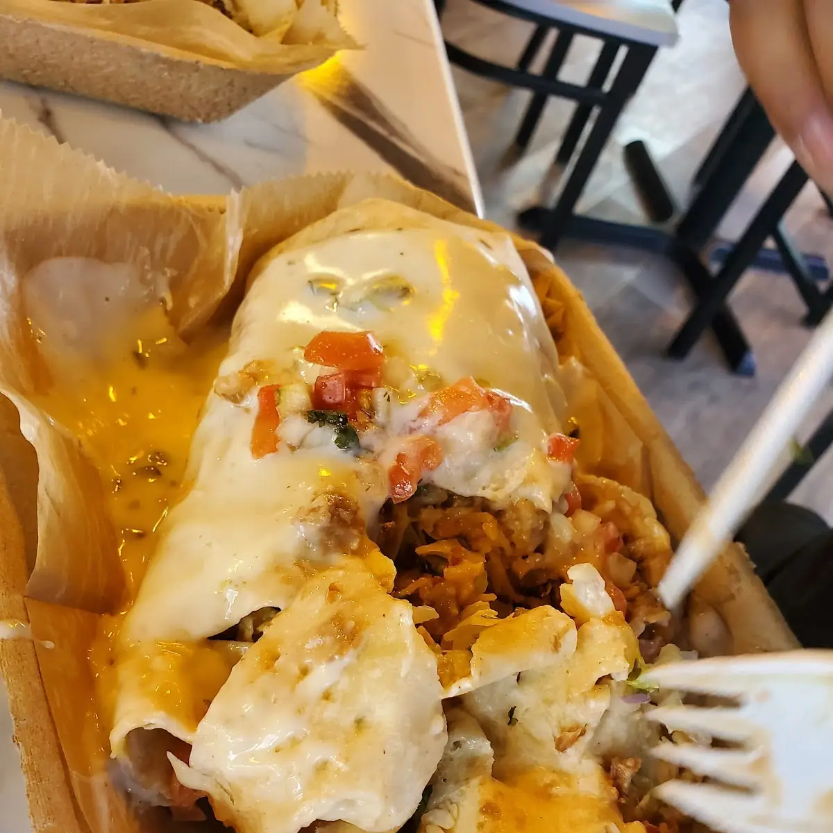 Shredded Beef Burrito