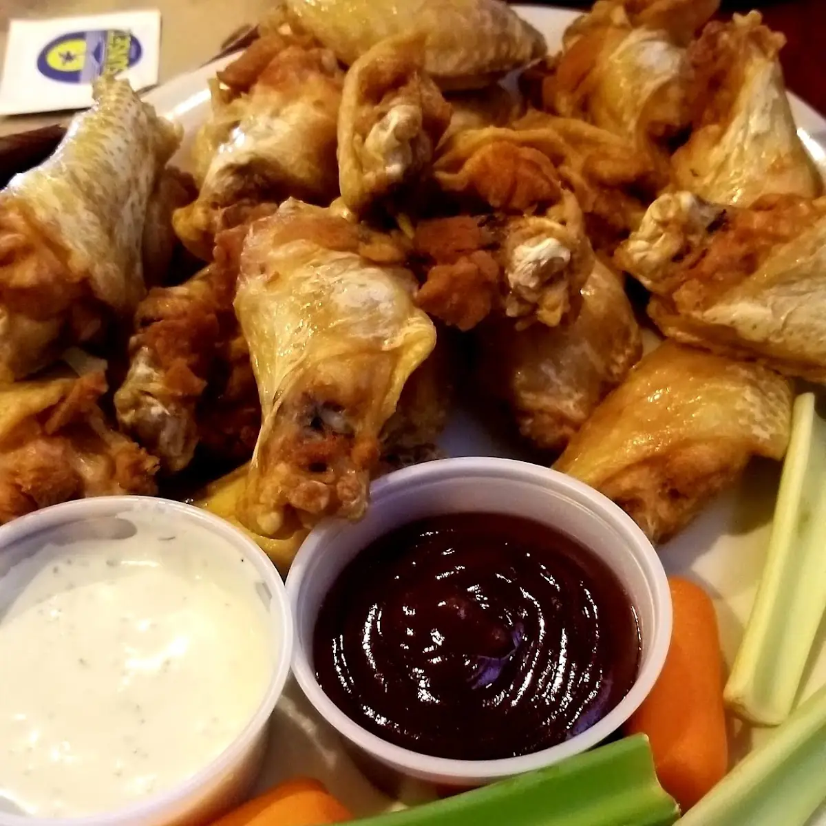 Naked Wings with Dipping Sauce