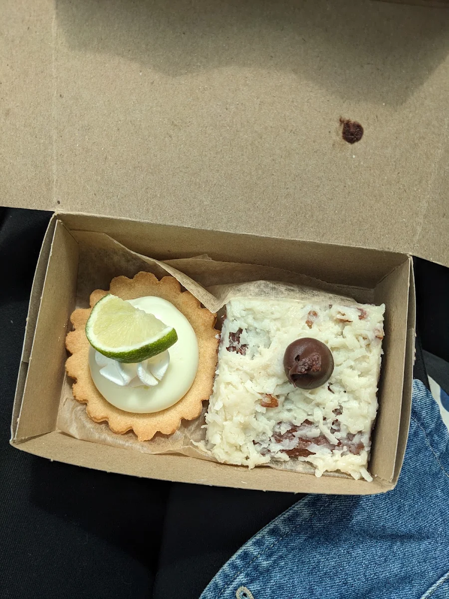 Key Lime Tart and German Chocolate Cake