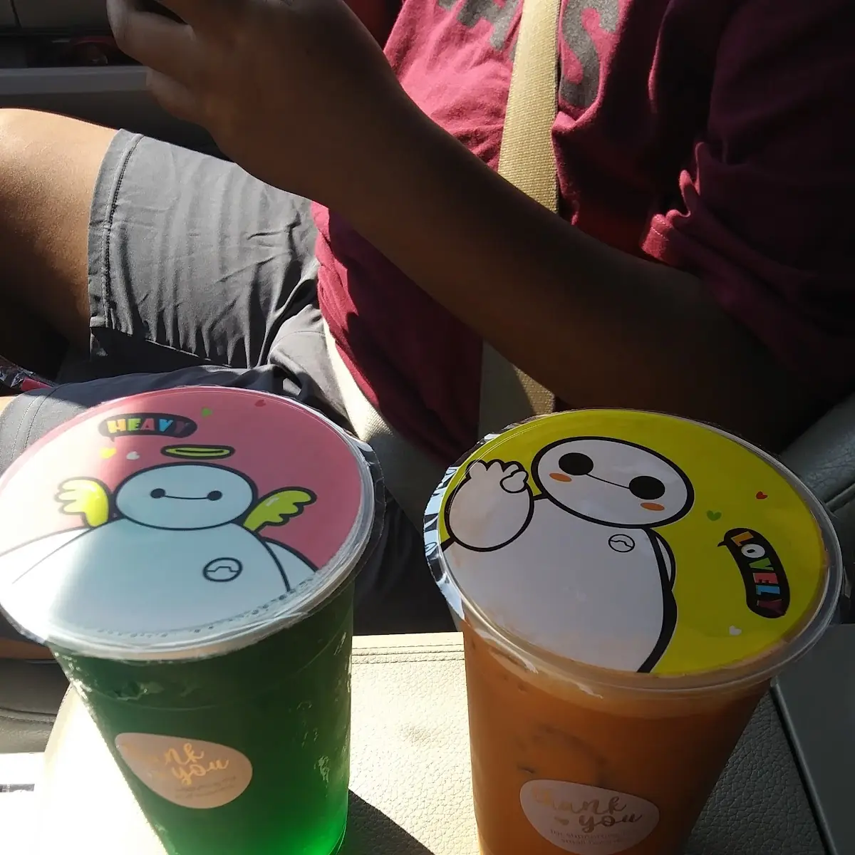 Raspberry Green Tea & Thai Milk Tea