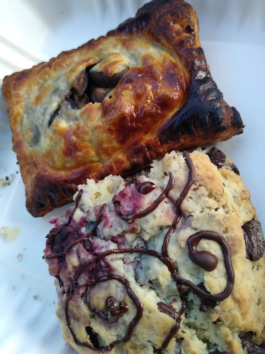 Dark Chocolate Tart Cherry Scone