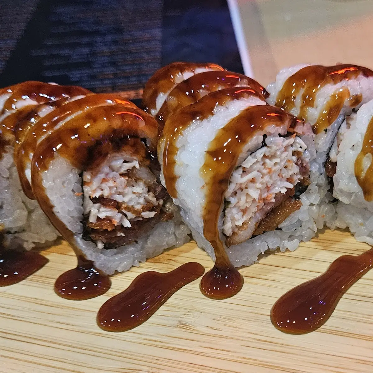 Bacon & Crab Sushi Roll