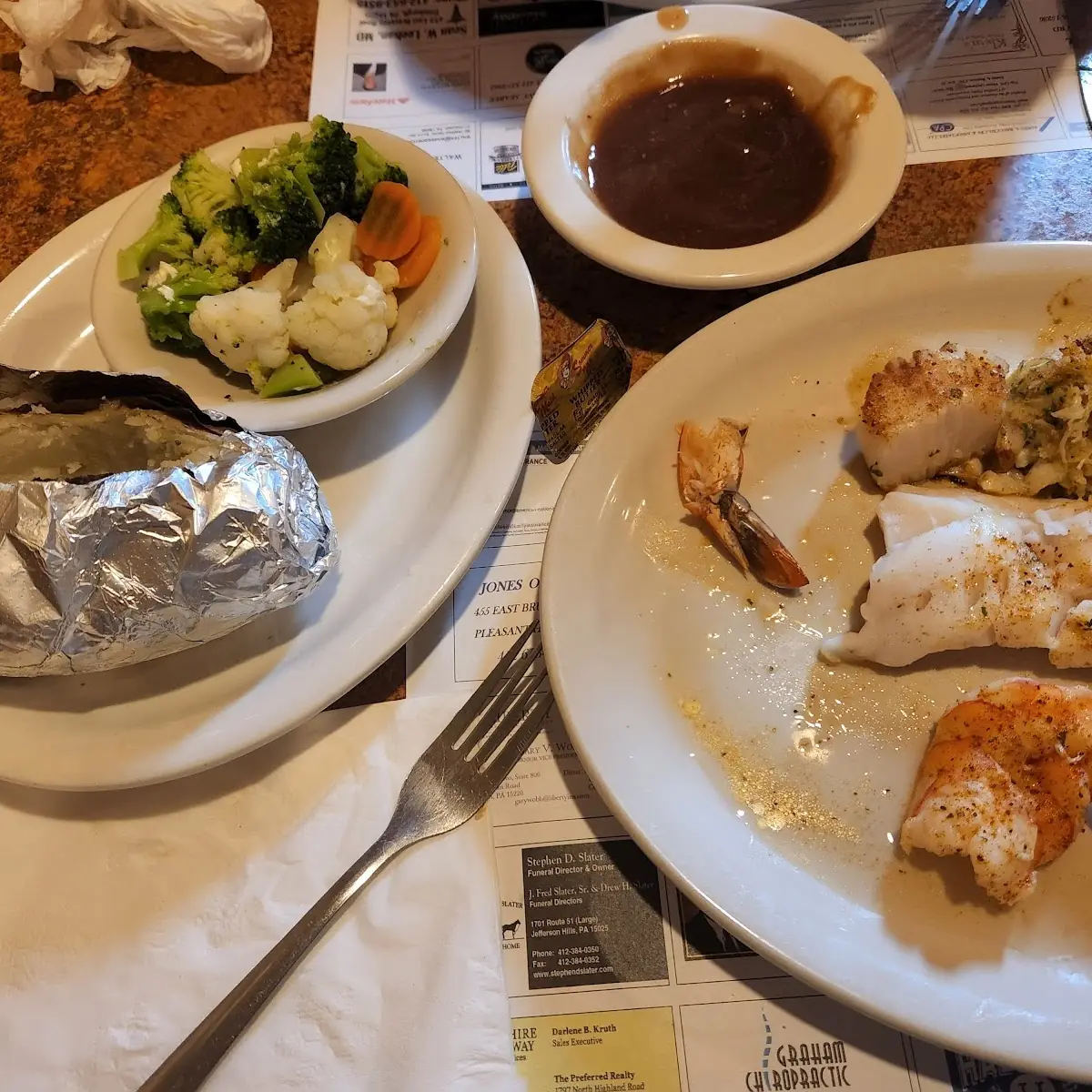 Broiled Seafood Platter