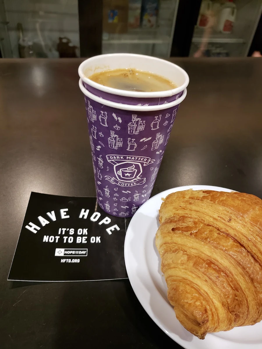Americano and Croissant