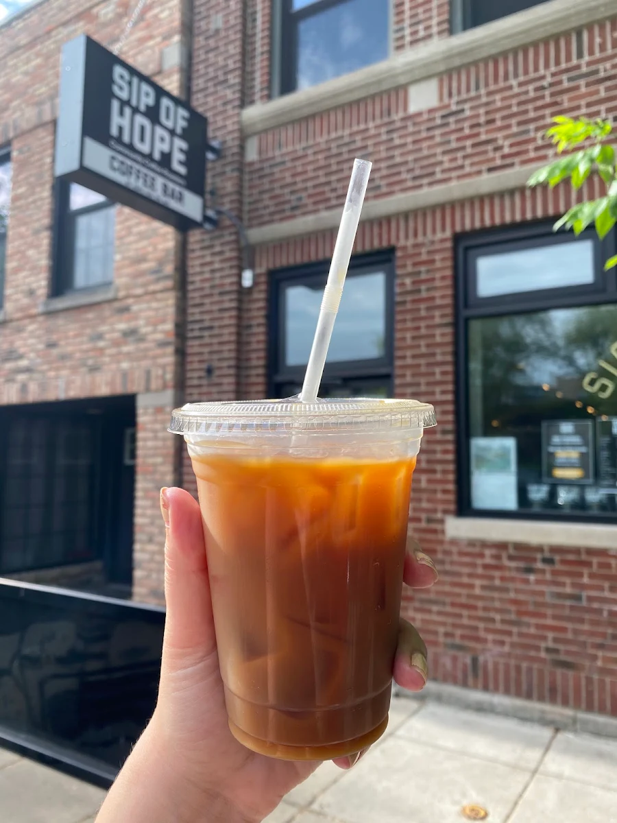 Cold Brew Coffee with Oat Milk