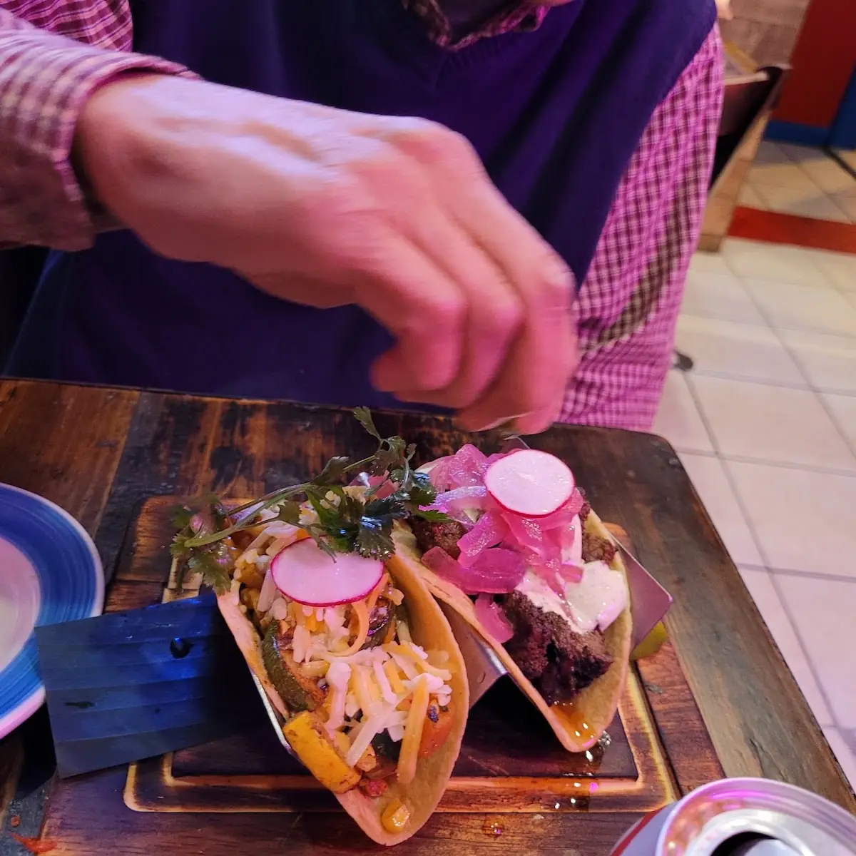 Zucchini and Carne Asada Tacos