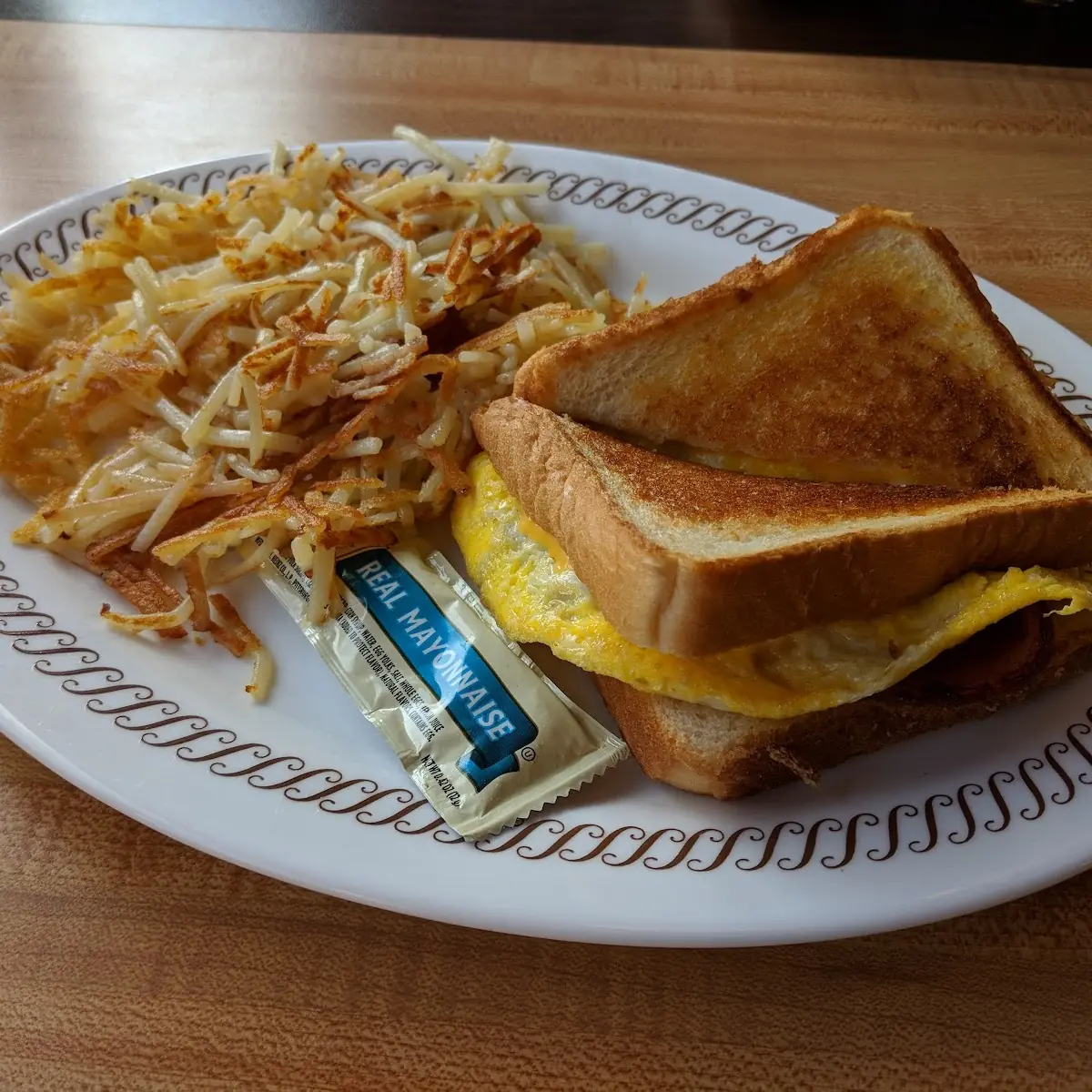 Texas Breakfast Melt with Hashbrowns