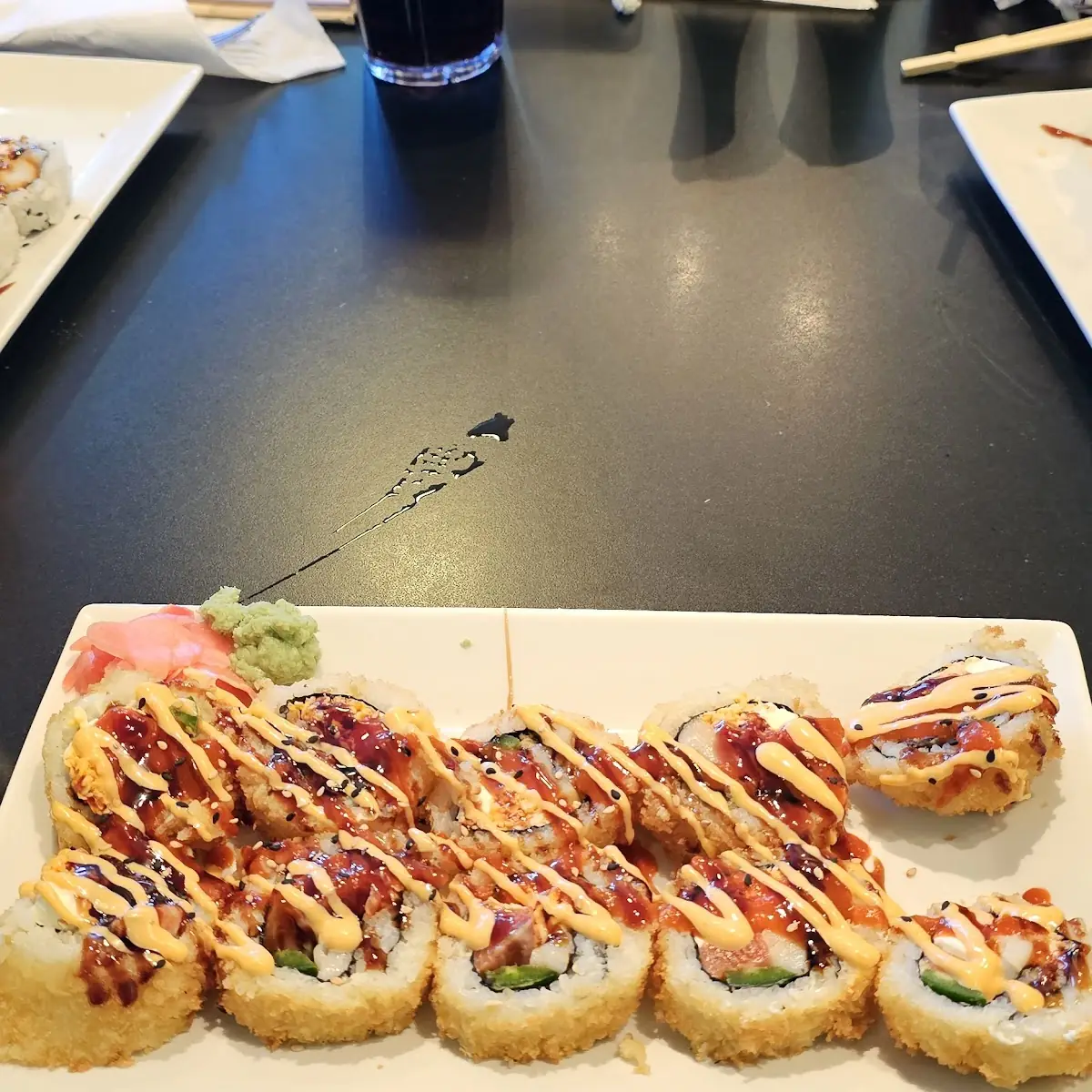 Four Sushi Rolls and Sides