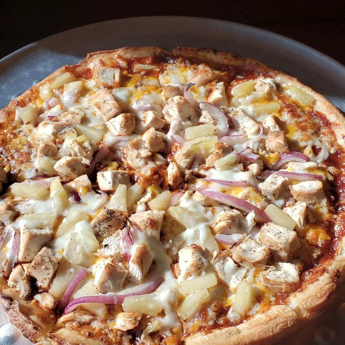 Hawaiian BBQ Pizza