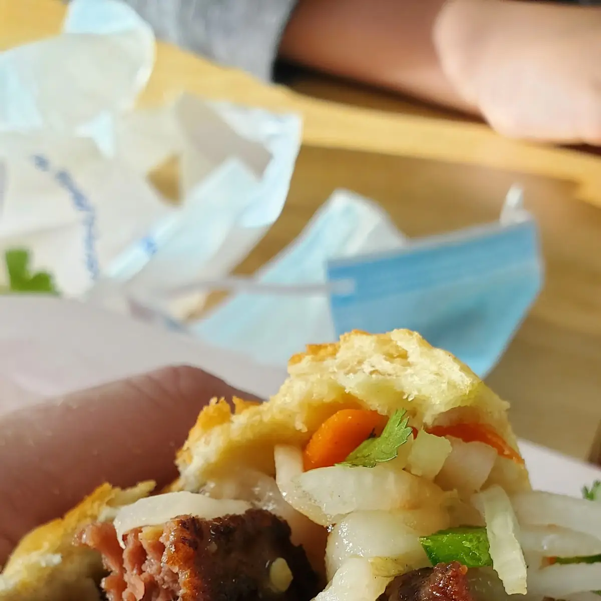 Lemon Grass Beef Banh MI