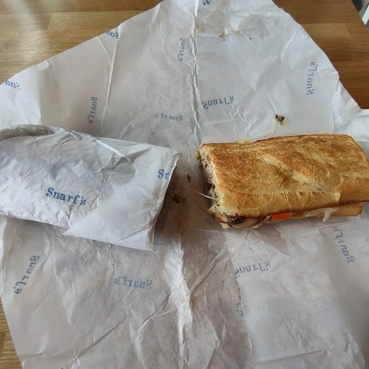 Snarf's Cheesesteak Sandwich